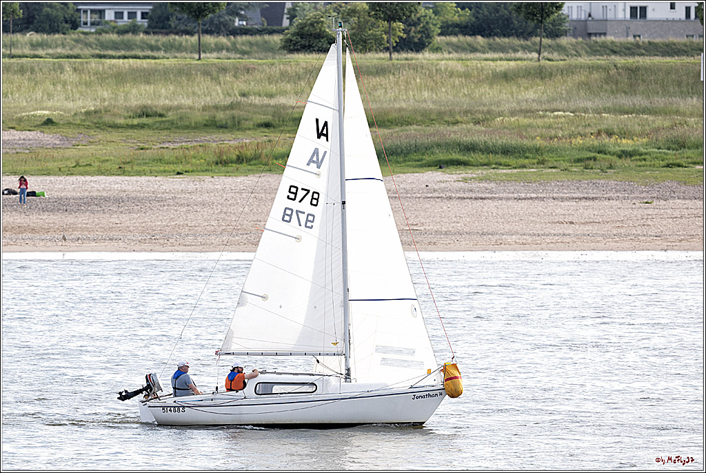 100 Jahre Rheinwoche 2022 - 2. Wettfahrt  Hitdorf - Duesseldorf, 03.06.2022,